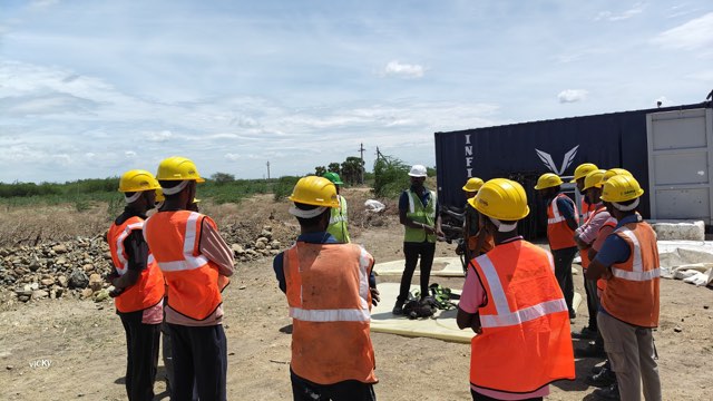 IWES team safety training session